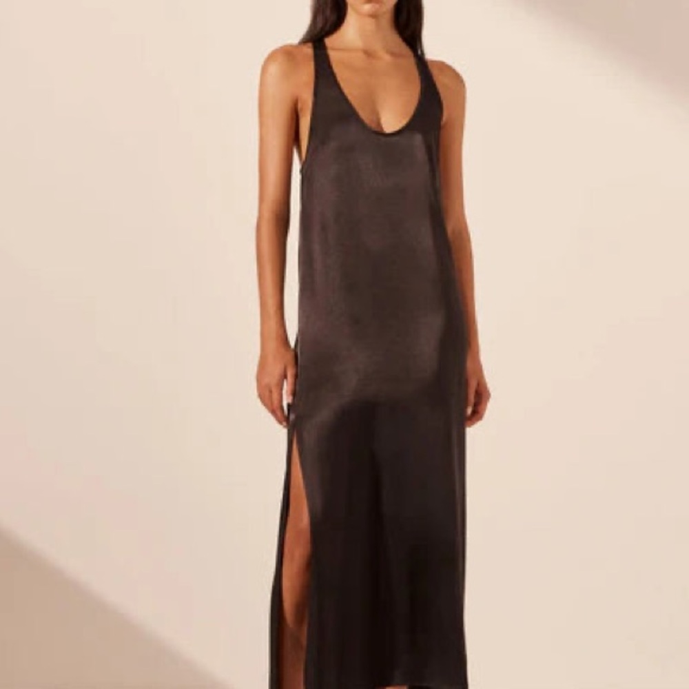 Shona Joy Nora Twist Back Midi Dress